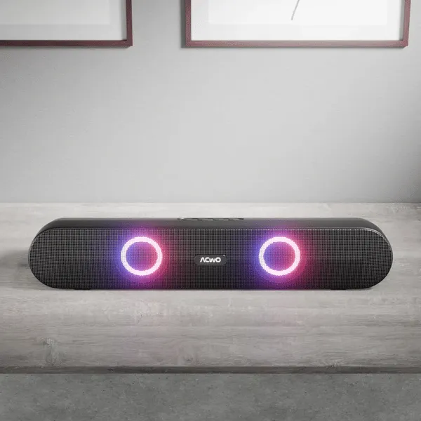 ACwO Carnival 313 16W RMS Wireless Soundbar | 10H Playtime | Black