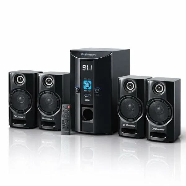 DH Discovery DH6600W 4.1 Bluetooth Home Theatre Speaker | Deep Bass | Black