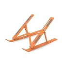 Geonix Trek T3 Aluminium Laptop Stand, 7-Angle Adjustable, Foldable, Non-Slip, Ergonomic, Upto 17" – Cosmic Orange
