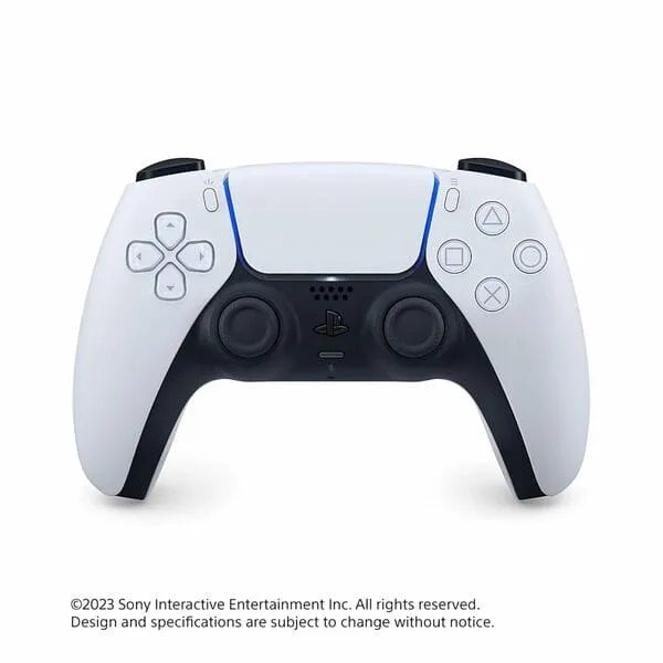 Sony DualSense Wireless Controller for PlayStation 5 | White Color | Adaptive Triggers | Haptic Feedback | Next-Gen Gaming Experience