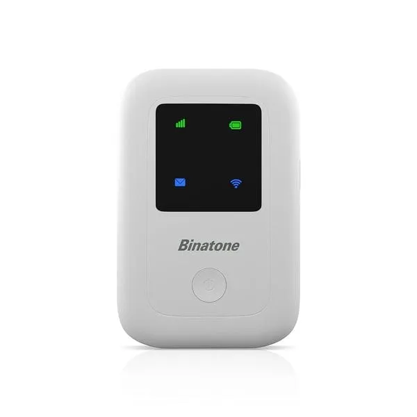 Binatone 4G MiFi Device BMF423-3G/4G LTE Advanced 150 mbps Mobile Wi-Fi Hotspot Device, Single_Band
