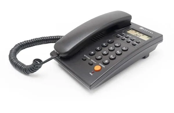 Beetel G30, TEC Certified, Caller ID LCD Display, Ringer LED, DTMF/FSK Compatible, 2-Way Adjustable Speaker Phone, Music on Hold, Desk/Wall Mountable