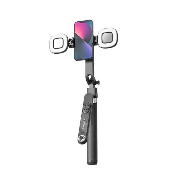 Digitek (DTR 565 SS) Tripod Selfie Stick with Wireless Remote, 360° Rotation, 7-Section Aluminum Rod, 1450mm Max Height, 3kg Load, GoPro Adapter – Compatible with Phone & Action Cameras