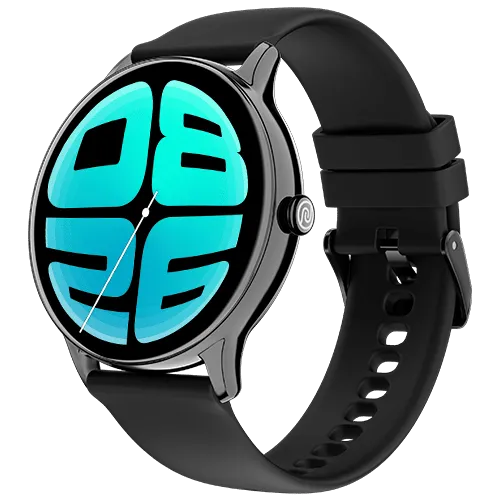 Noise NoiseFit Twist Go Smart Watch 7 days Battery Life Bluetooth Calling (Jet Black)