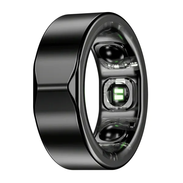 boAt Valour Ring 1 | Titanium Ring with Advanced Health Tracking & 15-Day Battery (Carbon Black) (Size - 12)