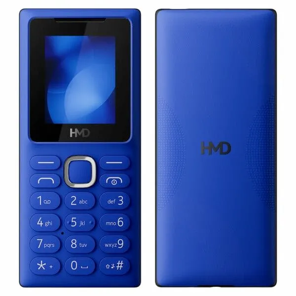 HMD 101 Keypad Mobile Phone Dual SIM- Blue (Battery: 1000 mAh)