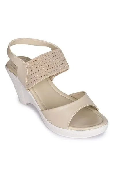 Liberty Senorita Cream Fashion Sandal for Ladies D1-09 (., 6 (UK/India))