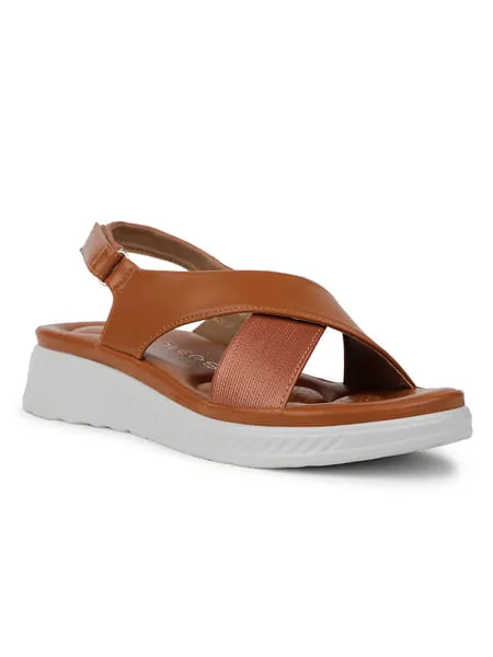 Healers By Liberty ZQ-AL-SN03 Casual Tan Sandal For Women (Select, Select)