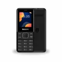 Philips E2103 Sleek & Stylish |Keypad Mobile with 1.77" Screen|1000 MAH Battery | 2030mm Speaker| Wireless FM | Bright Torch|Black