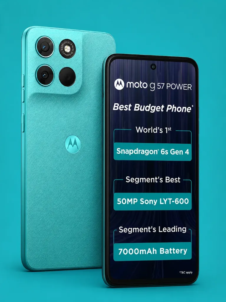 MOTOROLA G57 power 5G (Fluidity, 128 GB) (8 GB RAM)