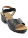 Liberty Senorita D839-05 Black Women Casual Block heeled Sandal