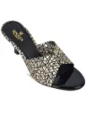 Liberty Senorita STY-156E Black Casual Block Heel Sandal for Women