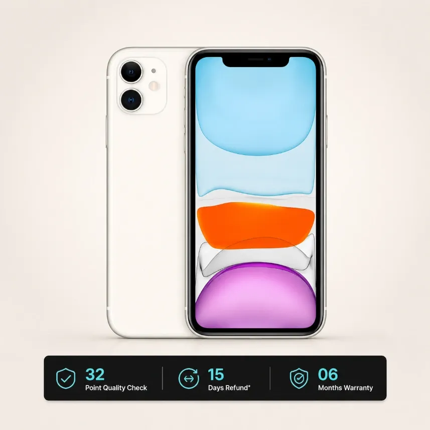 Refurbished Apple iPhone 11 (4 Gb/64 Gb) White (Condition Good)