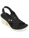 Liberty Healers ZQ-DM-16 Black Casual Block Heeled Sandal for Women