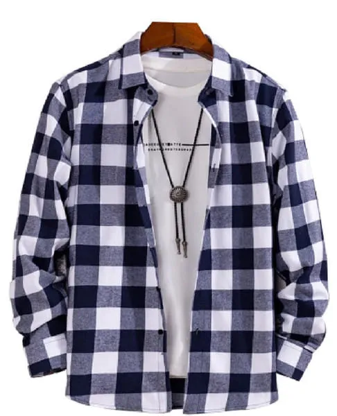 Balino London Classic Checks: Timeless Style Men's Shirt (Multicolor) (Select, S)