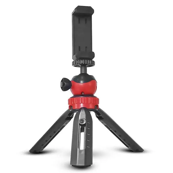 INSTAPLAY L-1 Mini Tripod, 360° Ball Head, For Smartphones, Compact Cameras & GoPro, Max Height 7.1" – Multicolor